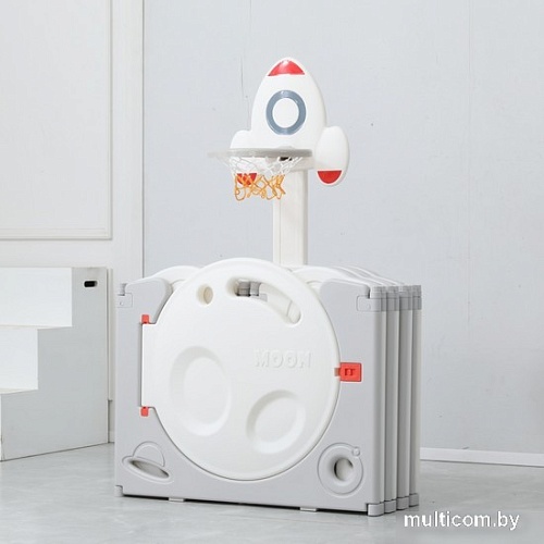 Игровой манеж UNIX kids SUPREME Space 200x200 Grey