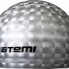 Шапочка для плавания Atemi 3D PU120 (серый)