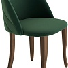Стул Sheffilton SHT-ST35-2/S122 (лиственно-зеленый/темный орех/черный муар)