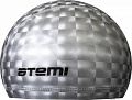 Шапочка для плавания Atemi 3D PU120 (серый)