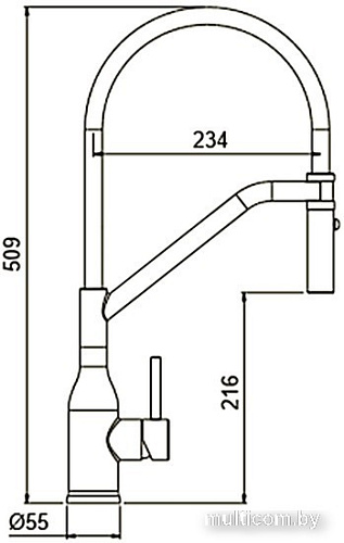 Смеситель Gappo G4098-15