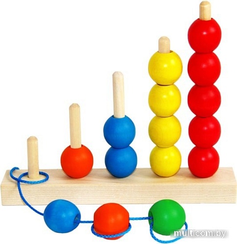 Пирамидка Краснокамская игрушка Радуга