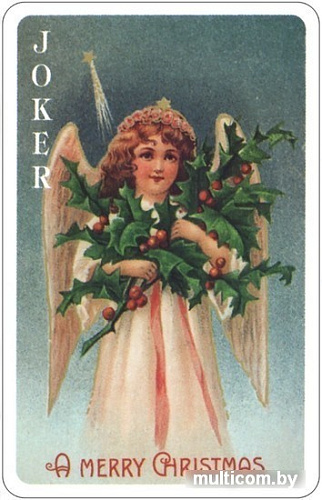 Настольная игра U.S. Games Systems Old Time Christmas Angles Playing Card Deck CAN54