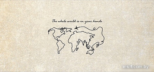 Корзина JoyArty Целый мир в твоих руках gaba_10092R_L