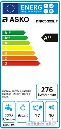 Посудомоечная машина ASKO DFI675GXXL.P