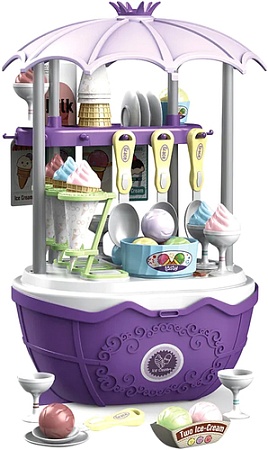 Магазин игрушечный Pituso Фабрика мороженого в корзине HW20061238
