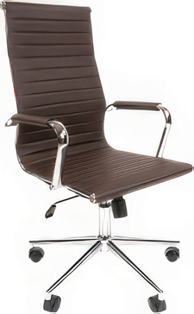 Кресло CHAIRMAN 755 (экопремиум коричневый)