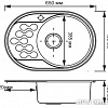 Кухонная мойка Omoikiri Kasumigaura 65-AB-R (4993069)