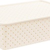 Коробка для хранения Violet Береста 522126 (слоновая кость)