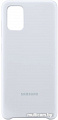 Чехол Samsung Silicone Cover A71 (серебристый)