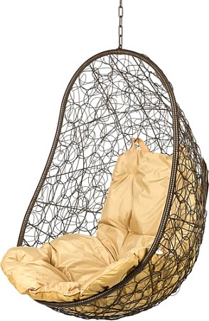 Подвесное кресло BiGarden Easy BS без стойки (коричневый/бежевый)