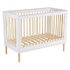 Классическая детская кроватка Polini Kids Simple 360 (белый/натуральный)