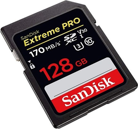 Карта памяти SanDisk Extreme PRO SDXC SDSDXXY-128G-GN4IN 128GB