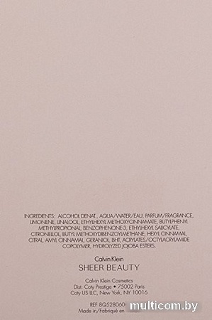 Calvin Klein Sheer Beauty EdT (100 мл)