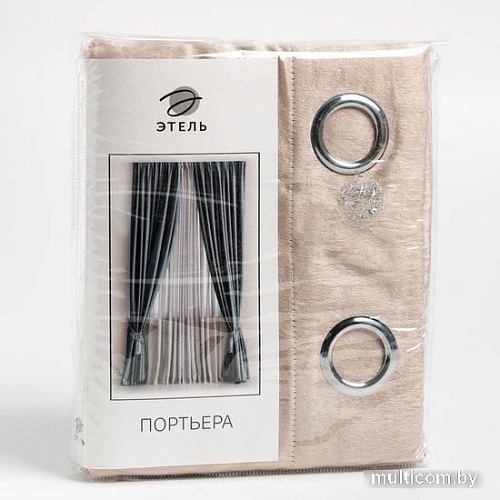 Штора Этель Классика 2.7x3 м (золотой, липкая лента, 1 шт)