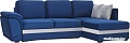 Угловой диван PirroGroup Консул угловой (правый, велюр, velvet blue)
