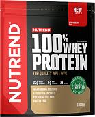 Протеин сывороточный (изолят) Nutrend 100% Whey Protein (1000г, клубника)