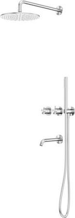 Душевая система Abber Wasser Kreis 316 AF8150BST (сталь брашированная)