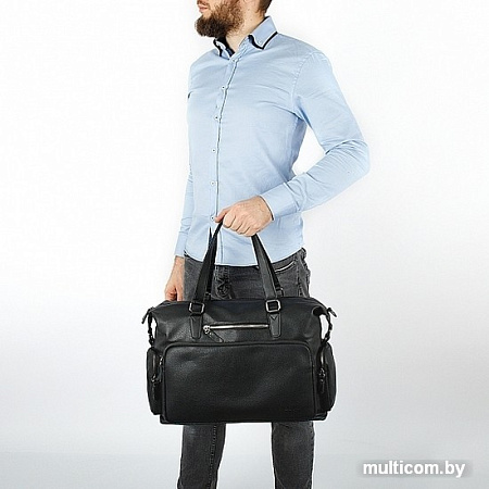 Дорожная сумка Poshete 249-D019-1-BLK (черный)