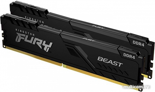 Оперативная память Kingston FURY Beast 2x8GB DDR4 PC4-24000 KF430C15BBK2/16