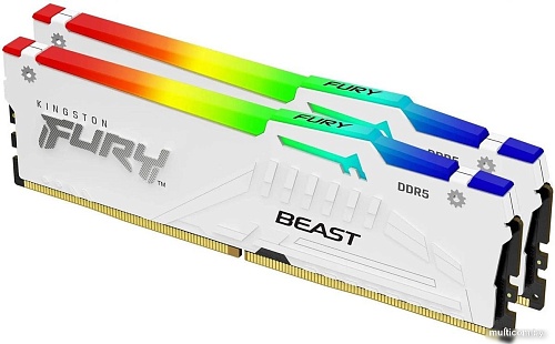 Kingston FURY Beast RGB 2x32ГБ DDR5 5600 МГц KF556C36BWEAK2-64