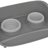 Миски на подставке Kiri-Kiri Stella 50147 (2 шт, белый)