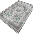 Radjab Carpet Афина Прямоугольник 1032A 12971RK (1.6x3, Grey/Green)