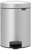 Brabantia Pedal Bin NewIcon 5 л (серый металлик)