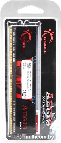 Оперативная память G.Skill Aegis 16GB DDR4 PC4-24000 F4-3000C16S-16GISB