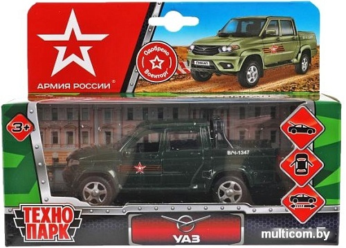 Пикап Технопарк Uaz Pickup PICKUP-12ARR-GN