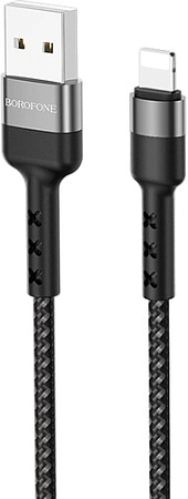 Кабель Borofone BX34 Ligthtning 1 м (черный)