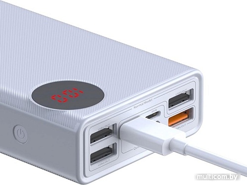 Портативное зарядное устройство Baseus Mulight PPMY-02 30000mAh (белый)