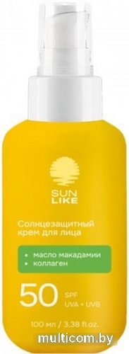 Крем солнцезащитный Sun Like Для лица SPF50 (100 мл)