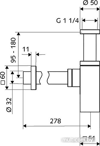 Сифон Schell Quad 015050699