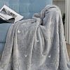 Плед Casa Conforte Stella Corgi 200x220 6155045 (серый светящийся)