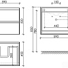 Sancos Тумба под умывальник Cento CN60W (белый глянец)