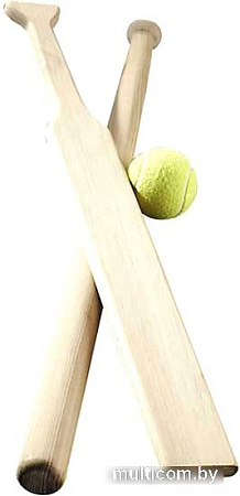 Лапта Spektr Sport две биты и один мяч (в чехле)