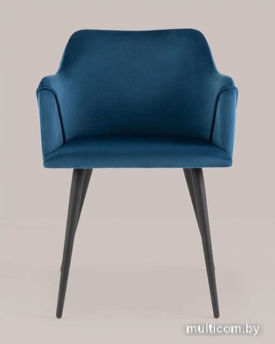 Стул Stool Group Джоэл с подлокотниками vd-joel-b29 (велюр синий)