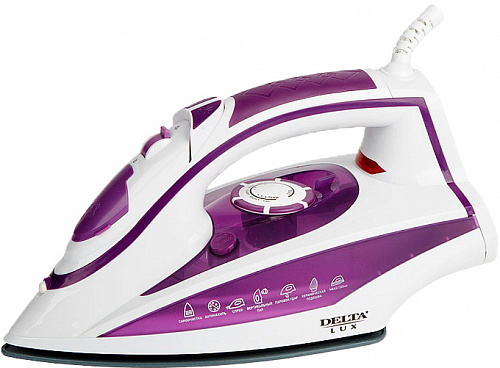 Утюг Delta Lux DL-352 (белый/фиолетовый)