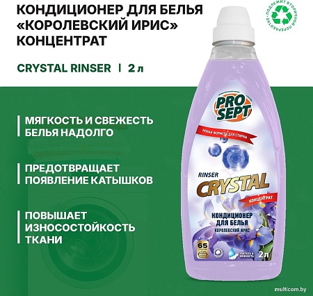 Кондиционер для белья Prosept Crystal Rinser Королевский ирис концентрат (2 л)