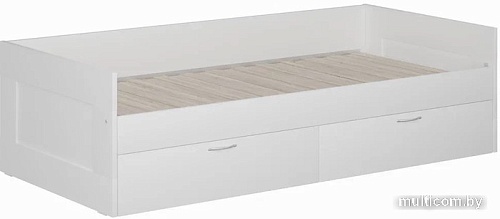 Кровать с выдвижным спальным местом Mio Tesoro Сириус раздвижная 80x200 2.02.08.410.1 (белый)