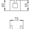 Крючок для ванны Ledeme L71805-1