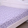 Постельное белье Luxsonia Трикотаж на резинке 120x200 2230 (лаванда сиреневый)