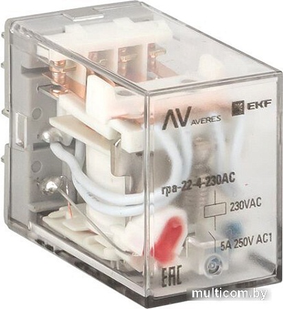 Реле промежуточное EKF Averes rpa-22-4-230AC