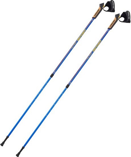 Палки для скандинавской ходьбы Berger Blade 77-135 (красный/желтый/синий)