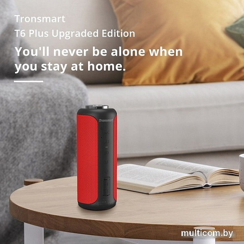 Беспроводная колонка Tronsmart T6 Plus Upgraded Edition (красный)