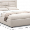 Кровать Moon Trade Noemi 1222/К002005 160x200
