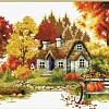 Набор для вышивания Белоснежка Краски осени 7572-РК