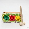 Молоточек WoodLand Toys Фрукты 3 отверстия 115209