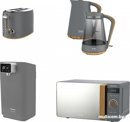 Тостер Tesler Ingrid TT-240 (серый)